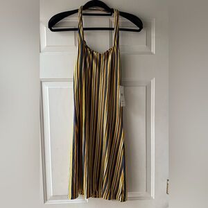 RVCA Multicolor Striped Dress with SEXY BACK
